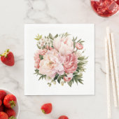 Pink Peony Floral Servet (Insitu)