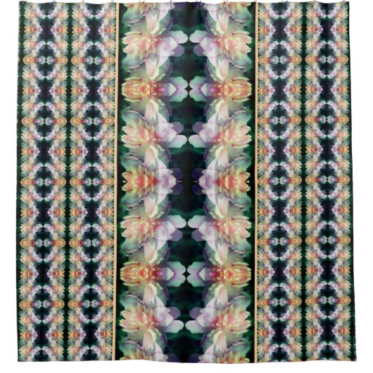 Pink Peony Flower Abstract Douchegordijn (Voorkant)