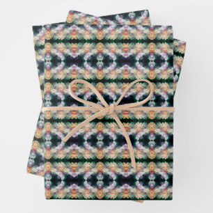 Pink Peony Flower Abstract Inpakpapier Vel