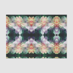 Pink Peony Flower Abstract Pattern Decoupage Tissuepapier