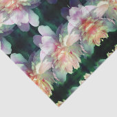 Pink Peony Flower Abstract Pattern Decoupage Tissuepapier (Detail)