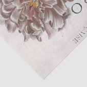 Pink Peony Flower Botanical French Dragonfly Craft Tissuepapier (Detail)