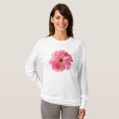 Pink Peony Flower T-shirt (Voorkant volledig)