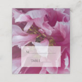 Pink Peony Flower Wedding (Buitenkant ongevouwen)