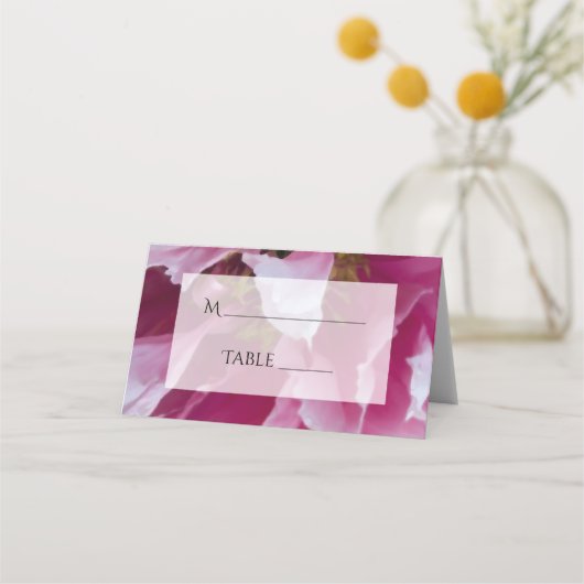 Pink Peony Flower Wedding (Voorkant)