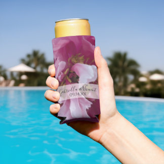 Pink Peony Flower Wedding Favor