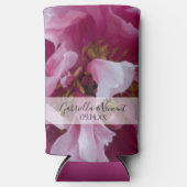 Pink Peony Flower Wedding Favor (Voorkant)