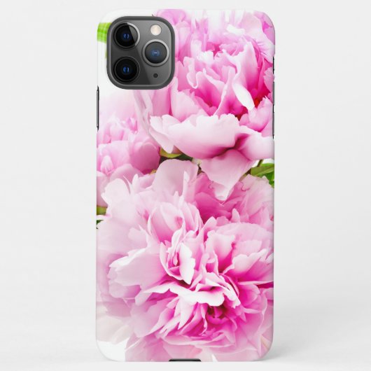 Pink Peony iPhone Hoesje (Achterkant)