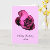 Pink Peony Joyeuse carte d'anniversaire (Fleur jaune)