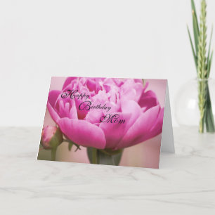 Pink Peony Joyeuse carte d'anniversaire