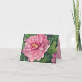 Pink Peony Kaart