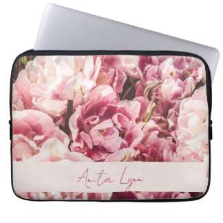 Pink Peony Laptop Sleeve