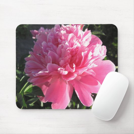 Pink Peony Muismat (Met muis)