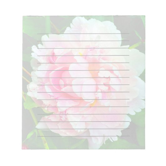 Pink Peony Notitieblok (Voorkant)