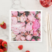 Pink Peony Party Design Servet (Insitu)