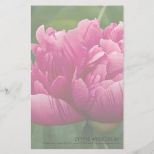Pink Peony Persoonlijke schrijfbenodigdheden Briefpapier