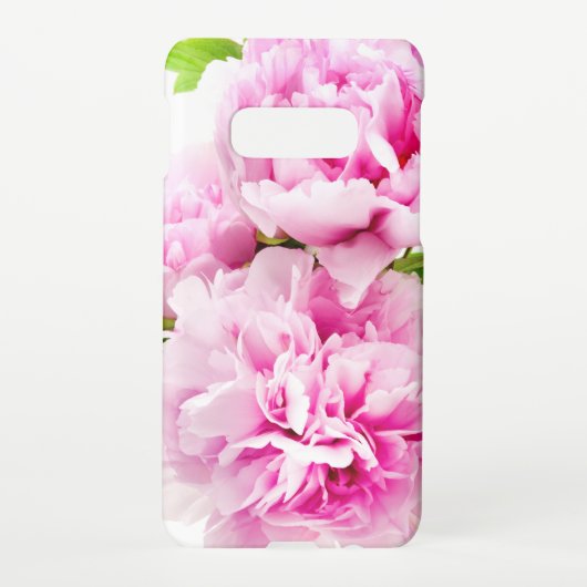 Pink Peony Samsung Galaxy Hoesje (Achterkant)