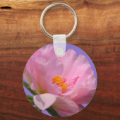Pink Peony Sleutelhanger (Voorkant)