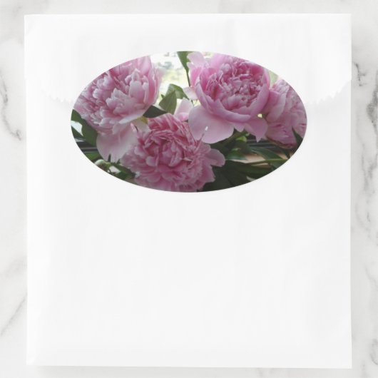 Pink Peony Stickers (Sac)
