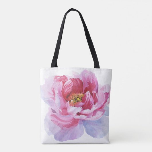 Pink Peony Tas (Achterkant)