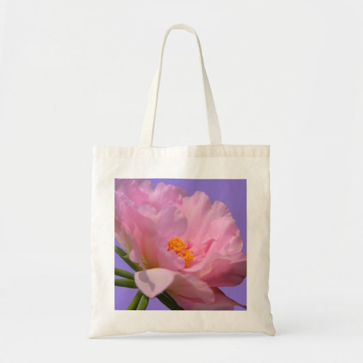 Pink Peony Tote Bag (Voorkant)