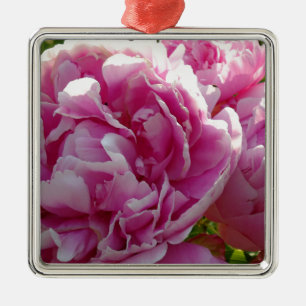Pink Peony tuinbouwtuin voor huisdieren Metalen Ornament