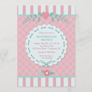 Pink Perfection Mère's Day Invitation