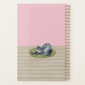 Pink Pet Sitter Business Office Journal des rendez (Dos)