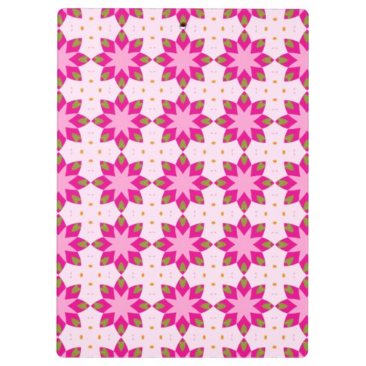 Pink Petal Mosaic pattern Klembord (Achterkant)