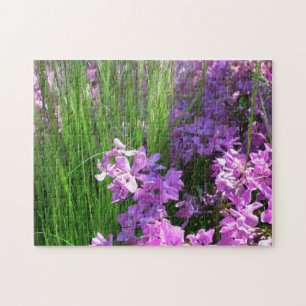 Pink Phlox en Grass Summer Floral Legpuzzel