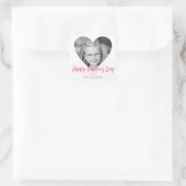 Pink Photo Heart Stickers Saint Valentin (Sac)