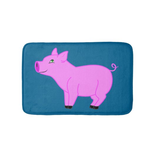 Pink Pig Bath Mat (Voorkant)
