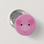 Pink Piggy Button (Voorkant /achterkant)