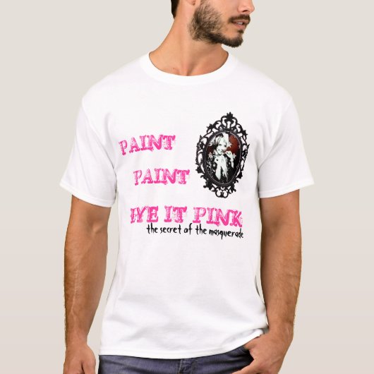 PINK, PIJN DYE IT PINK T-SHIRT (Voorkant)