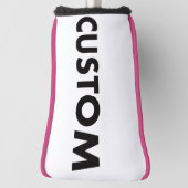 PINK Piping Custom Golf Putter Headcover Blank (Draai 90)