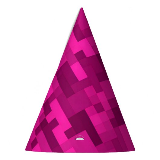Pink Pixel Party Pet Feesthoedjes (Links)