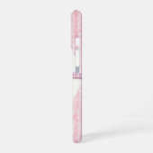 Pink Plaid - Cute Bow Tie Phone Case iPhone 16 Hoesje (Linkerkant)