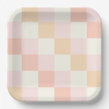 Pink Plaid Paper Bord
