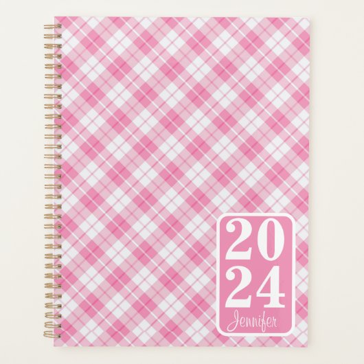 Pink Plaid with the name (Devant)