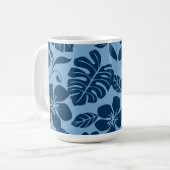 PINK PLUMERIA (BLUES) Mug (Devant gauche)