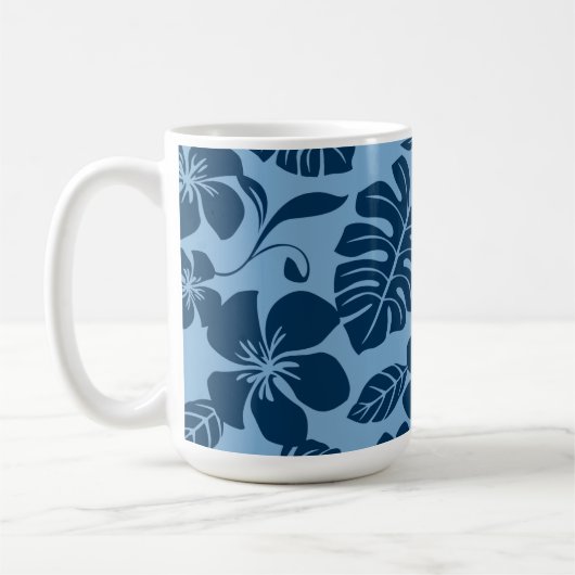 PINK PLUMERIA (BLUES) Mug (Gauche)