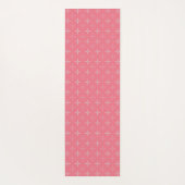 Pink Plus Pattern Yoga Mat (Achterkant)