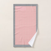 Pink Polka Dot Bad Handdoek (Handdoek)