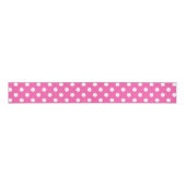 Pink Polka Dot Breast Cancer Awareness Pattern Grosgrain Lint (Voorkant)
