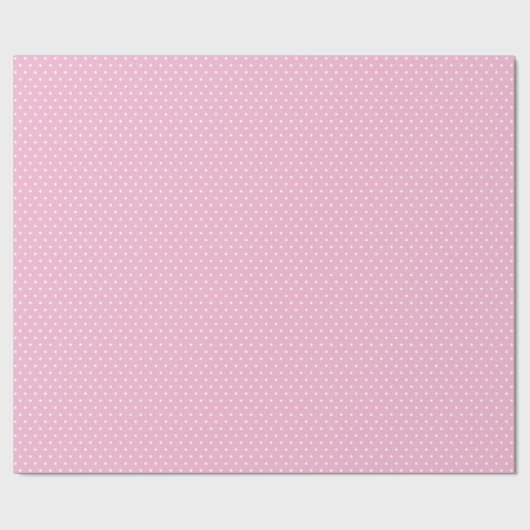 Pink Polka Dot Cadeaupapier (Zoom)