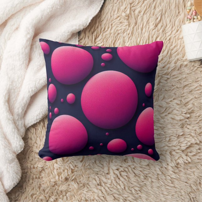 Pink Polka Dot Dream Kussen (Deken)