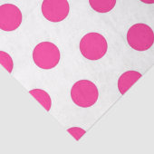 Pink Polka Dot Tissuepapier (Detail)