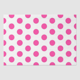 Pink Polka Dot Tissuepapier