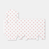 Pink Polka Dots Pattern Bedankdoosjes (Uitgevouwen)