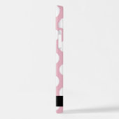 Pink Polka Dots, Polka Dot Pattern, Jouw naam iPhone Hoesje (Linkerkant)